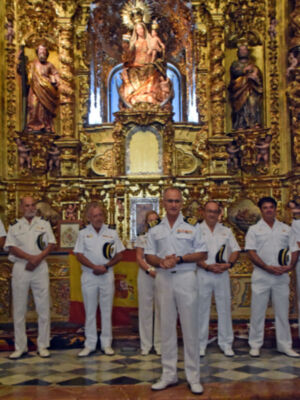  Marinos y cofrades celebran en Sevilla el XIV Acto en honor a la Patrona de los Mareantes