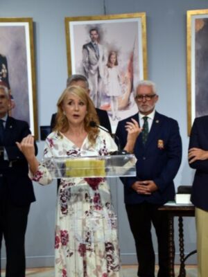 El arte rinde homenaje a Felipe VI en el Círculo Mercantil de Sevilla