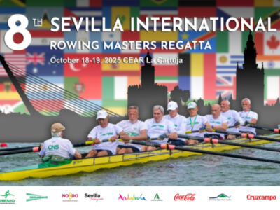 La VIII Sevilla International Rowing Masters Regatta, este fin de semana en el Guadalquivir