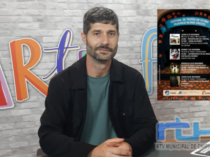 Festival de Teatro de Otoño en Dilegaújo, con el actor Eleutério Oliveira Crispo.