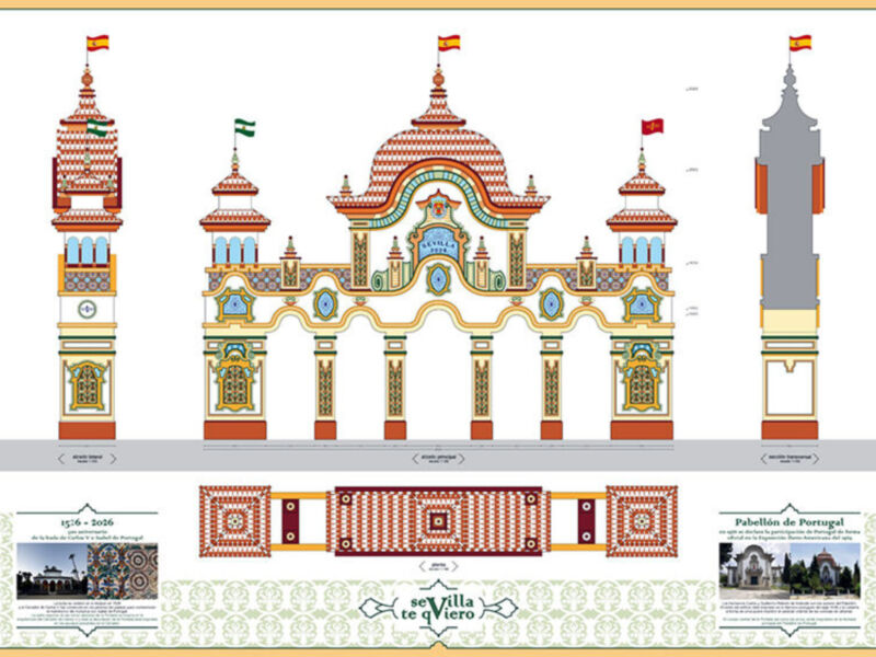  El Ayuntamiento  de Sevilla presenta una portada histórica para una Feria cercana a sus dos siglos de tradición