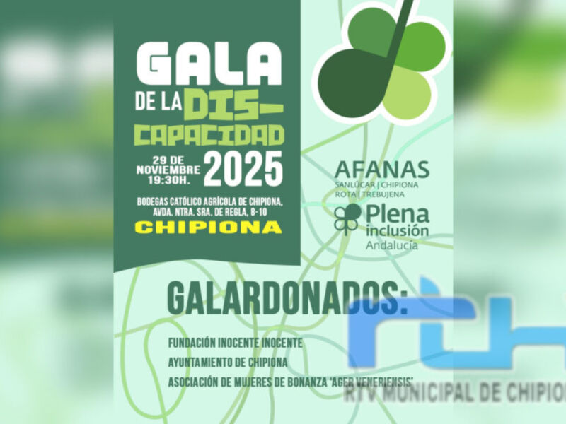 El sábado tiene lugar la Gala de la Discapacidad de Afanas Sanlúcar, Chipiona, Rota y Trebujena