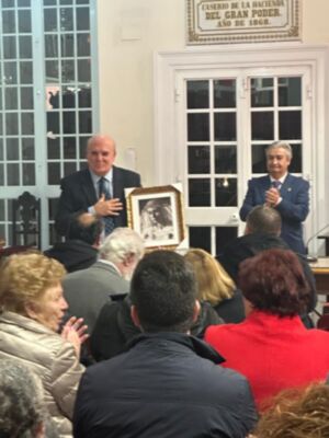 Conferencia de Juan Antonio Martos en la casa Hermandad de Ntro. Padre Jesús del Gran Poder y María Santísima de la Amargura de Brenes.
