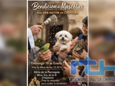 La parroquia Nuestra Señora de la O de Chipiona organiza para este domingo la bendición de las mascotas por San Antón