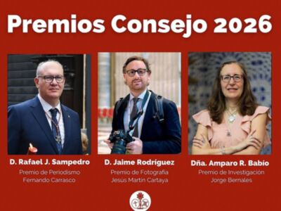 Rafael Jiménez Sampedro, Jaime Rodríguez y Amparo Rodríguez Babío, premios del Consejo de Cofradías de Sevilla de 2026