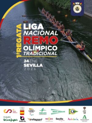 Sevilla acoge junto al Puente de Triana el estreno de la Liga Nacional de remo olímpico tradicional 