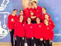 Pleno del Club Natación Sincro Sevilla en el Campeonato de Andalucía júnior de invierno