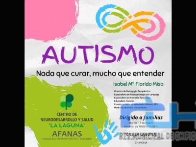 AFANAS ofrece mañana martes en su centro de Chipiona una charla centrada en el autismo, ‘Nada que curar, mucho que entender
