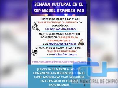 El próximo lunes comienza la Semana Cultural del Centro de Educación de Adultos de Chipiona